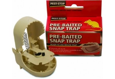 Pest Stop Pre-Baited Snap Trap (ready to use Mouse Trap)